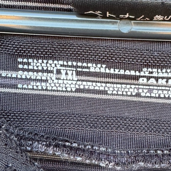 Oakley Black and Gray Performance Polo Shirt - Picture 5 of 7